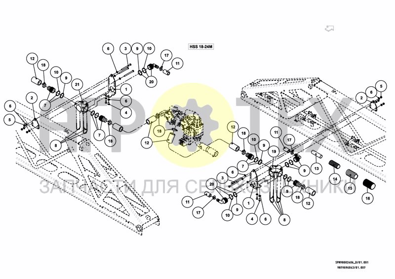 Чертеж WATER & PARTS HSS 18---24m [2PF]