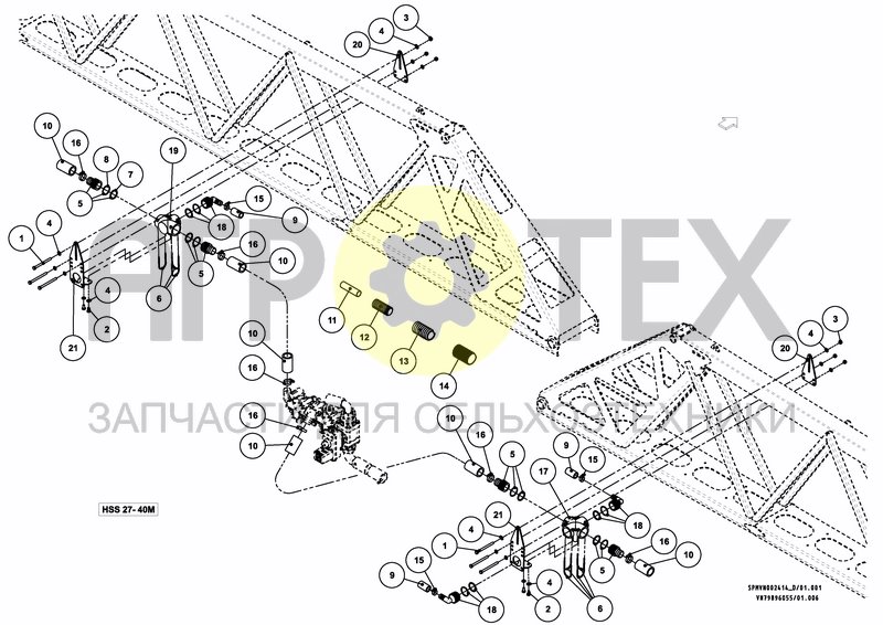 Чертеж WATER & PARTS HSS 27---40M