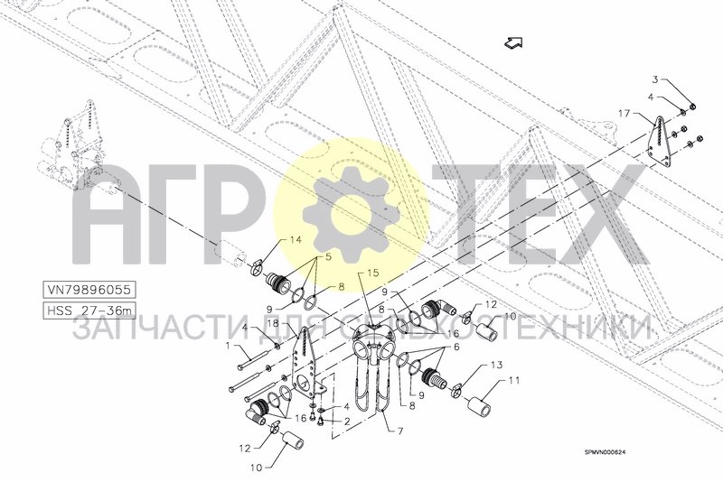 Чертеж WATER & PARTS HSS 27---36M