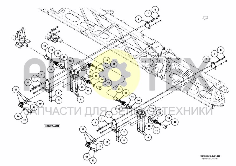 Чертеж WATER & PARTS HSS 27---40M