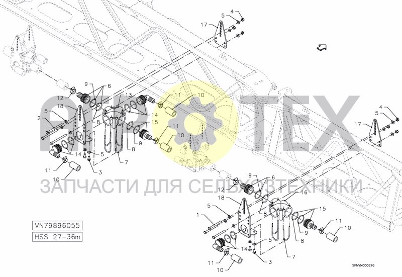 Чертеж WATER & PARTS HSS 27---36M