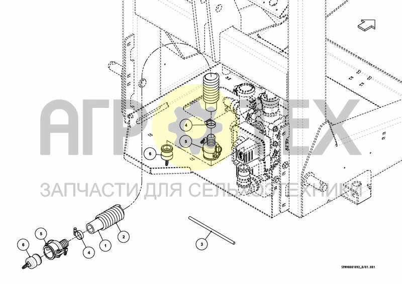 Чертеж CONNECTING HOSES