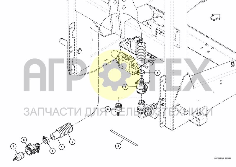 Чертеж CONNECTING HOSES