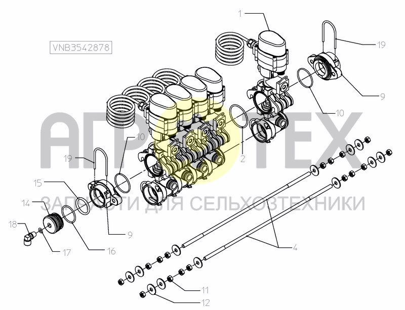 Чертеж CONTROL SYSTEM FMA 1 FMA5