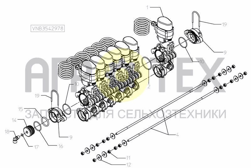 Чертеж CONTROL SYSTEM FMA 1 FMA7