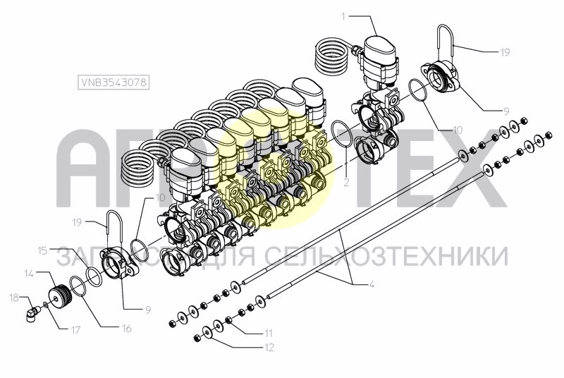 Чертеж CONTROL SYSTEM FMA 1 FMA9