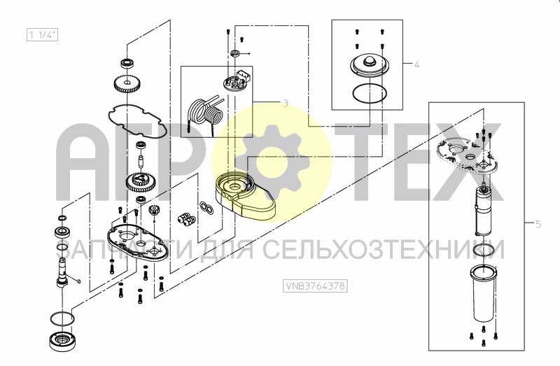 Чертеж AUTOSET+LEVELINDICATOR SHORT