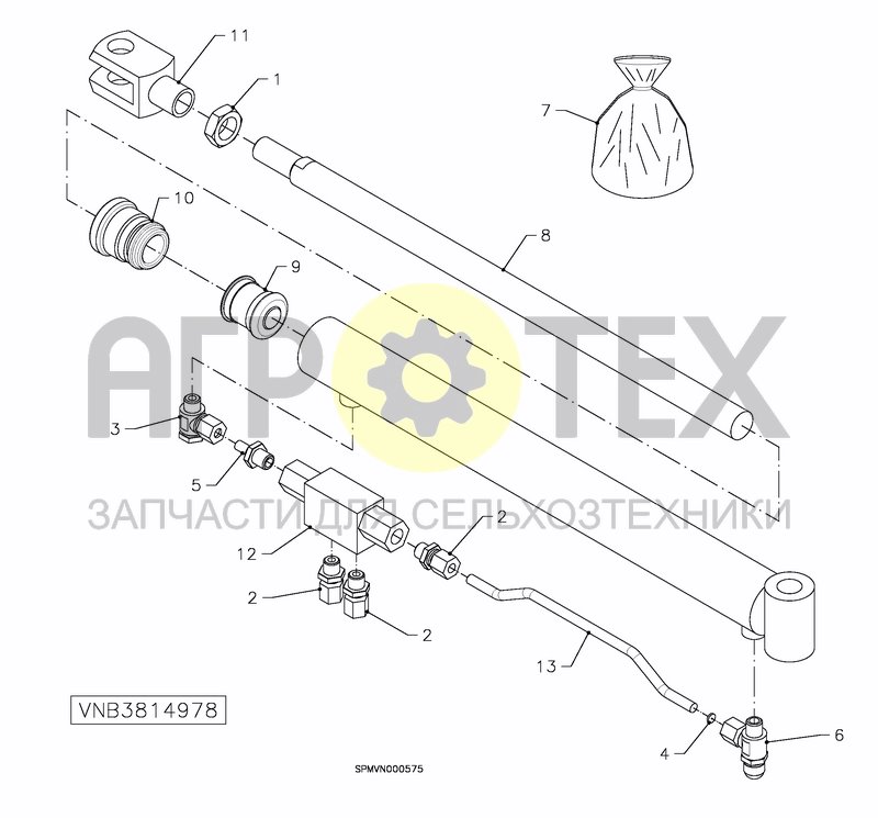 Чертеж SPRAYBOOM HSS 15---24 M