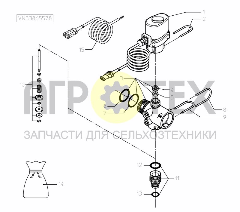 Чертеж VERGE NOZZLE HC ELECTRIC