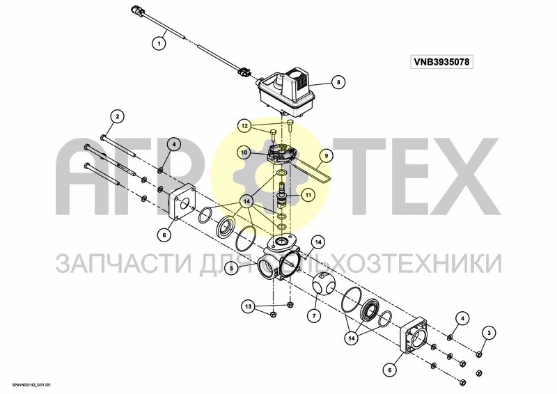 Чертеж WATER & PARTS HBWP 33---45M [3PF]