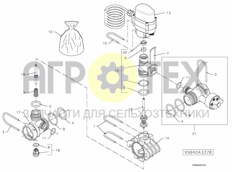 Чертеж CONTROL SYSTEM FMC-EVM 5/7/9 (+OIL)