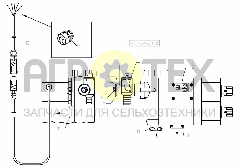 Чертеж CONTROL SYSTEM FMC-EVM 5/7/9 (+OIL)