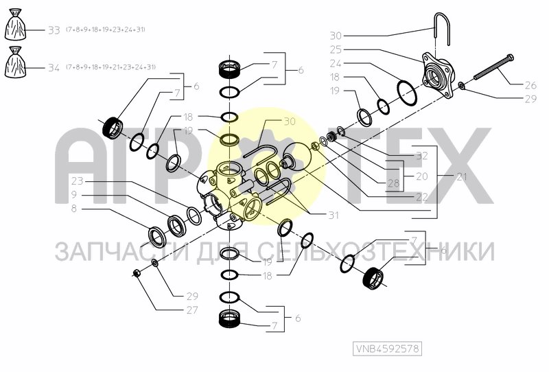 Чертеж VALVESET 200/250 L ELECTRIC VALVES