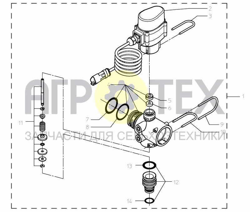 Чертеж VALVESET 200/250 L ELECTRIC VALVES