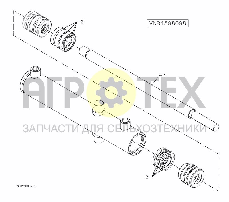 Чертеж SPRAYBOOM HSA 36M