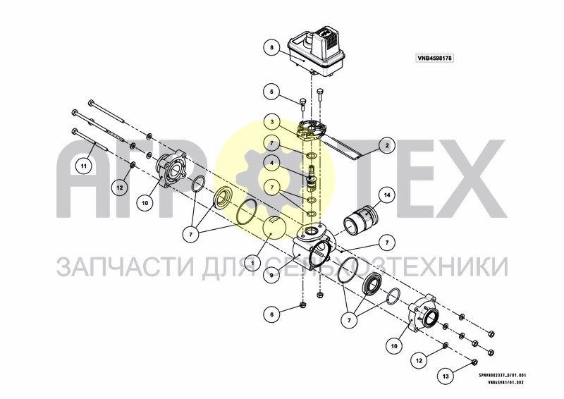 Чертеж CONTROL SYSTEM FMA 1