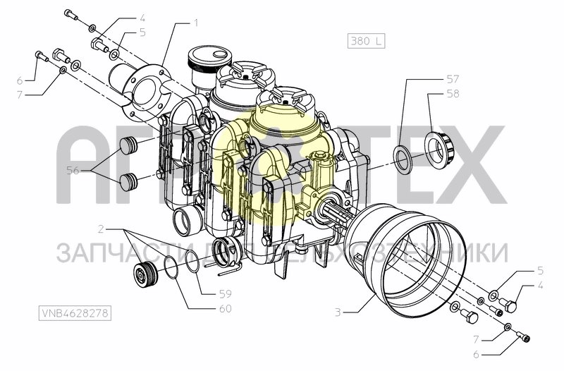 Чертеж PUMPSET 380 L