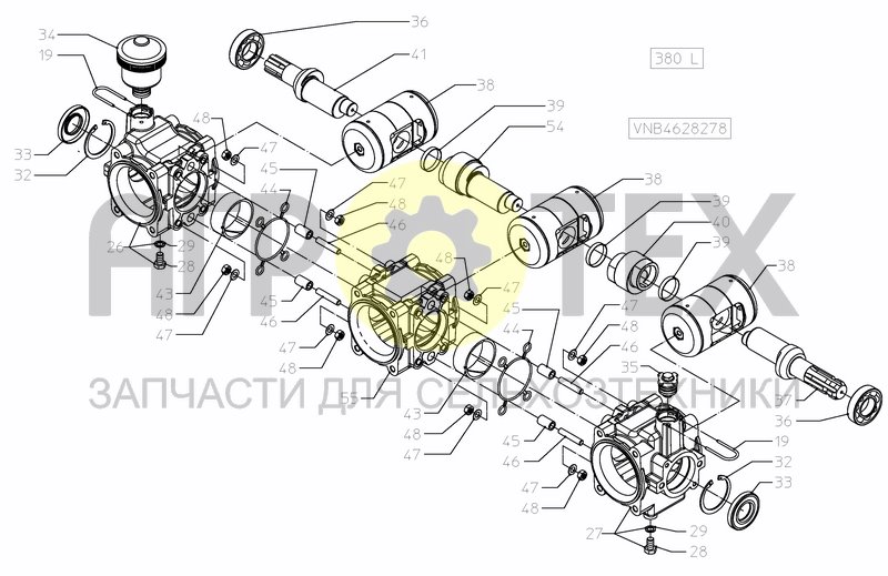 Чертеж PUMPSET 380 L