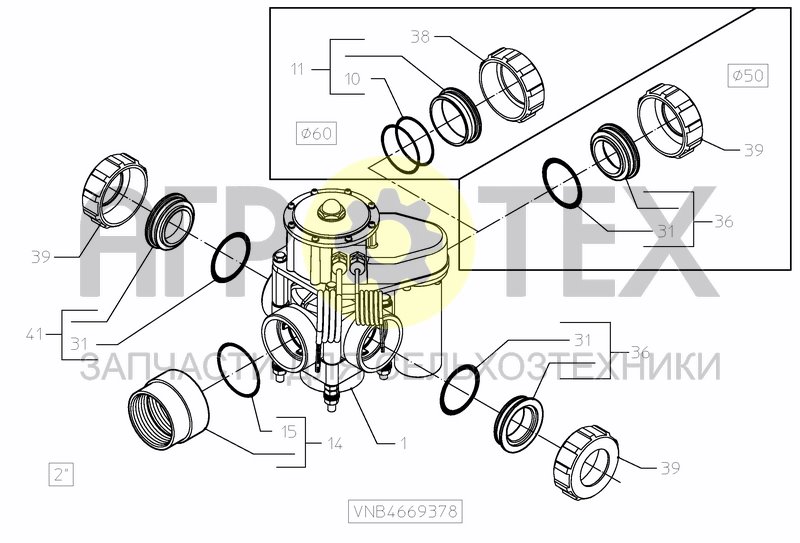 Чертеж VALVESET 200/250 L ELECTRIC VALVES