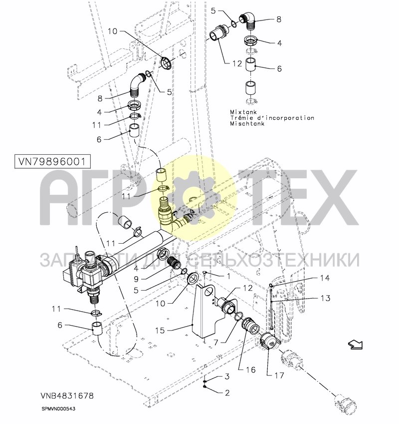 Чертеж CONNECTING PARTS