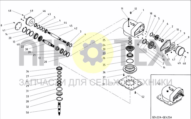 Чертеж GEARBOX