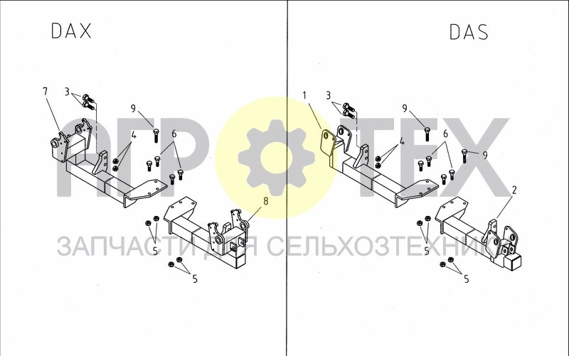 Чертеж TRACK ERADICATOR SUPPORTS 2