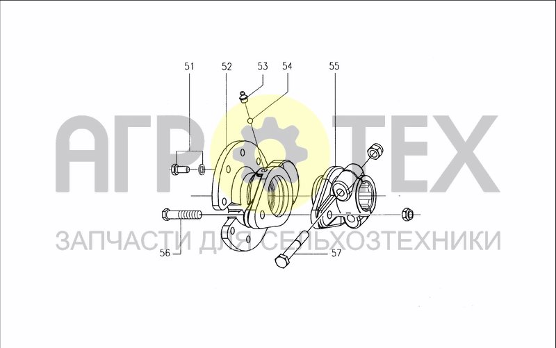 Чертеж SHEAR BOLT TORQUE LIMITER