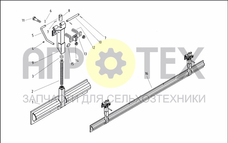 Чертеж REAR LEVELLING