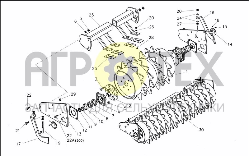 Чертеж PACKER ROLLER