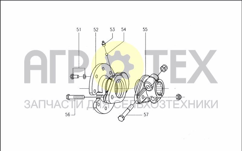 Чертеж SHEAR BOLT TORQUE LIMITER