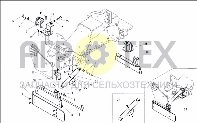 Чертеж SIDE DEFLECTORS NG 200M