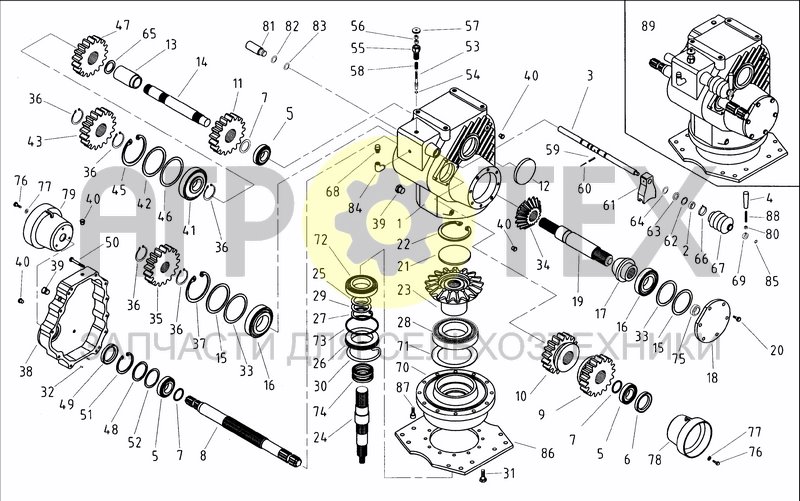 Чертеж GEARBOX