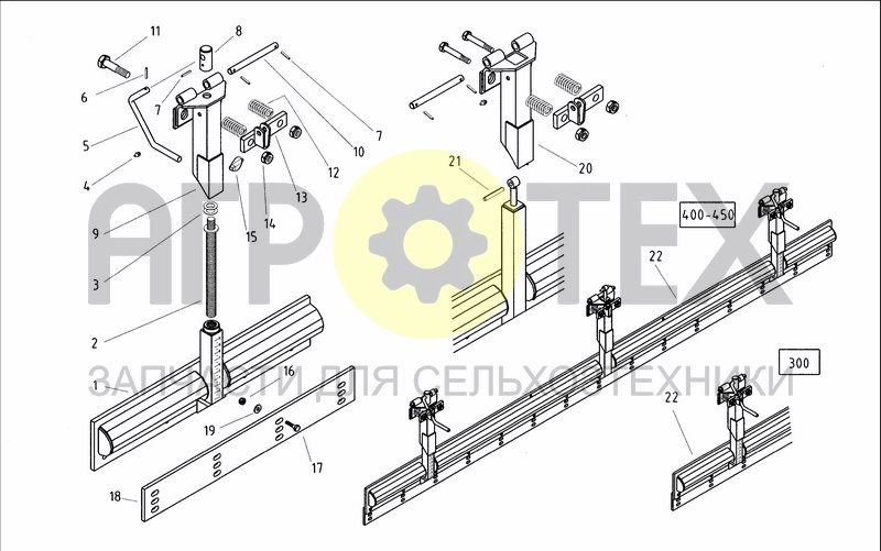 Чертеж REAR LEVELLING