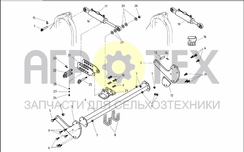 Чертеж ROLLER HITCH