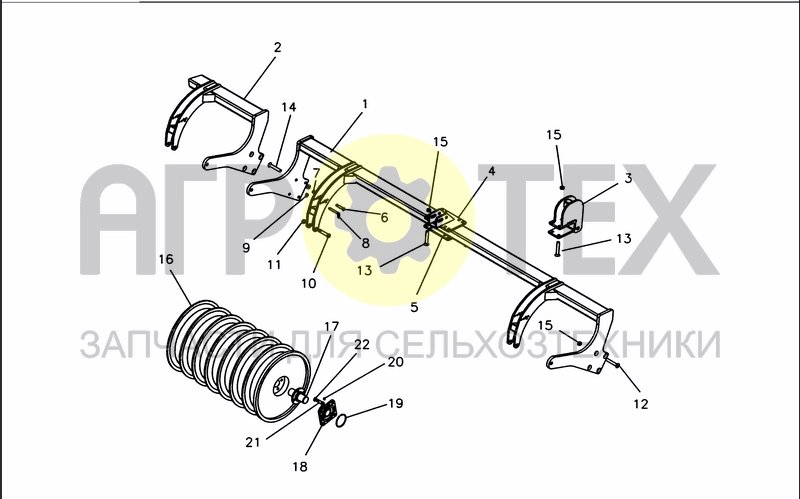 Чертеж DISC ROLLER