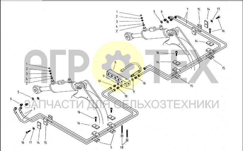 Чертеж HYDRAULIC ROLLER REG.