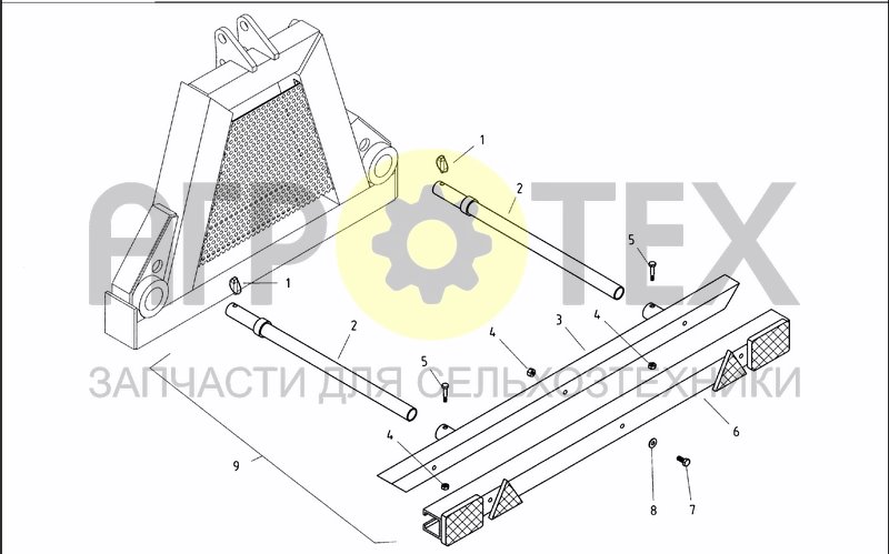 Чертеж LIGHT SUPPORTS