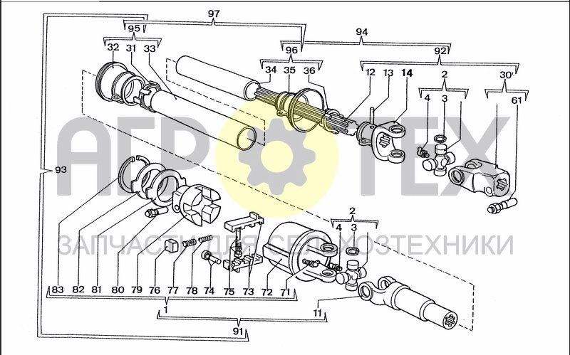 Чертеж DRIVELINE