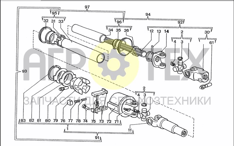 Чертеж DRIVELINE