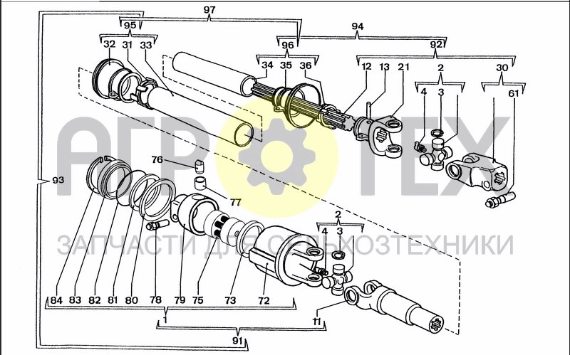 Чертеж DRIVELINE