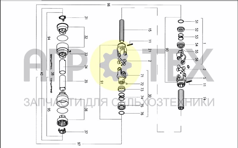 Чертеж DRIVELINE 1