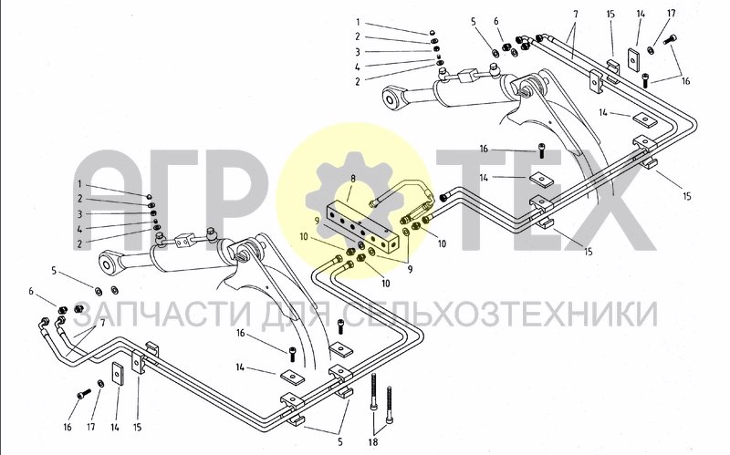 Чертеж HYDRAULIC ROLLER REG.