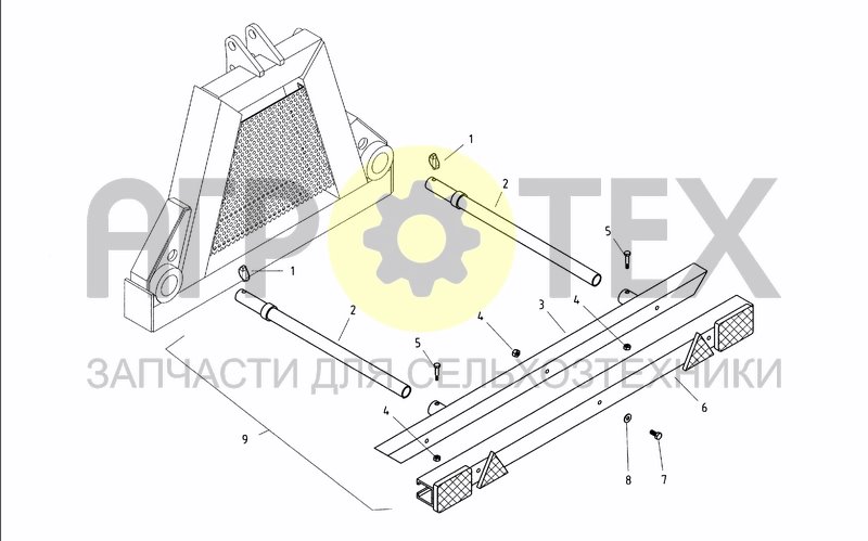 Чертеж LIGHT SUPPORTS