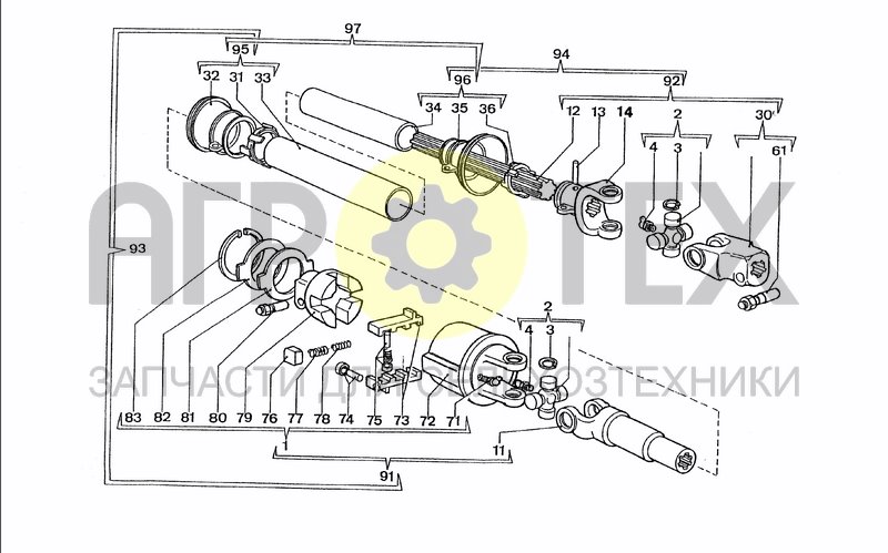 Чертеж DRIVELINE