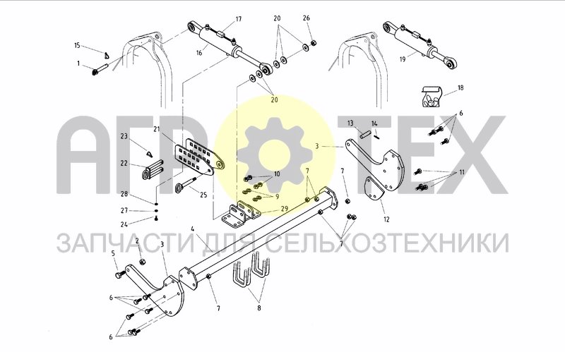 Чертеж ROLLER HITCH