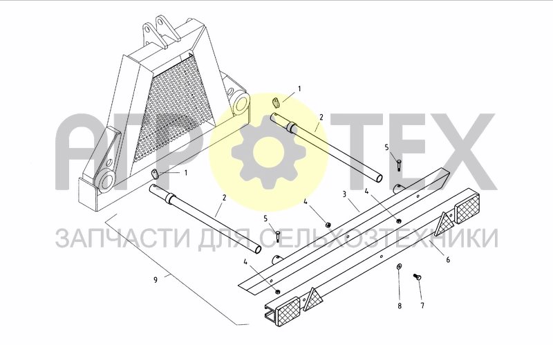 Чертеж LIGHT SUPPORTS