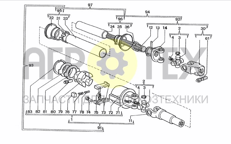 Чертеж DRIVELINE