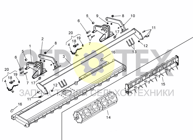 Чертеж ROLLER HITCH