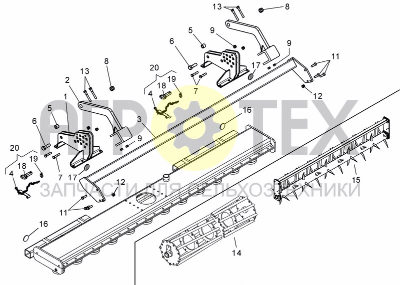 Чертеж ROLLER HITCH