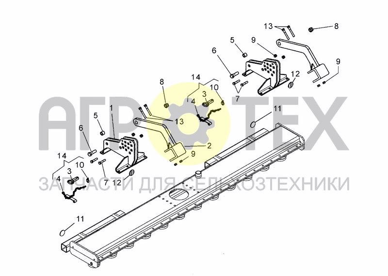 Чертеж ROLLER HITCH